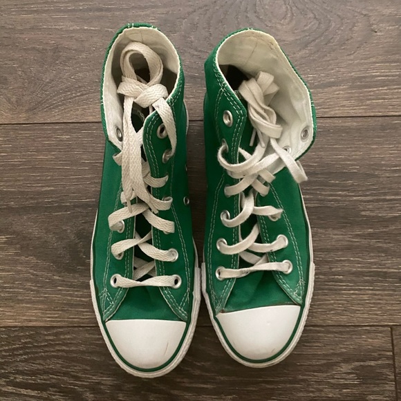 Green high top Converse - Picture 3 of 4